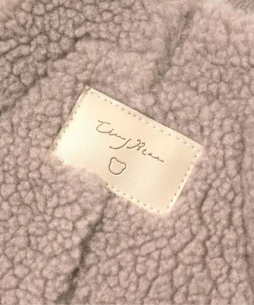 apres les cours(アプレレクール)の「tiny bear ボアサロペット 9分丈(サロペット/オーバーオール・キッズ・アイボリー/ベージュ・110/100/90)」の21枚目の写真