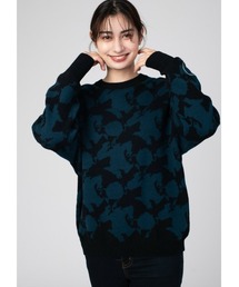 Design Tshirts Store graniph | マイク＆サリー シルエット(モンスターズ)｜ニット(カーディガン/ボレロ)