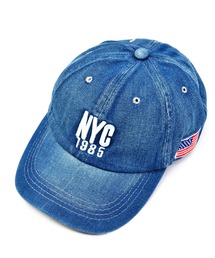NYC刺繍デニムCAP