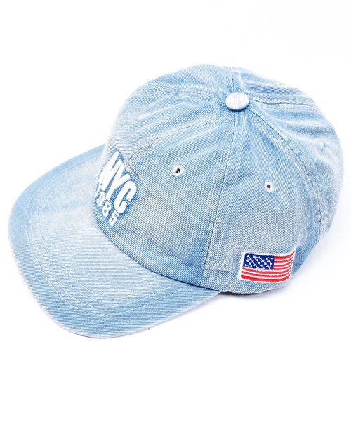 babyShoop（ベイビーシュープ）の「NYC刺繍デニムCAP（キャップ・レディース・ライトブルー/ブルー・FREE）」の15枚目の写真