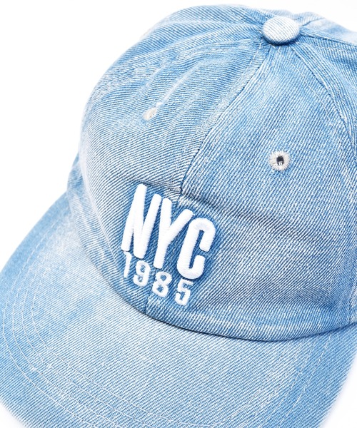 babyShoop（ベイビーシュープ）の「NYC刺繍デニムCAP（キャップ・レディース・ライトブルー/ブルー・FREE）」の17枚目の写真