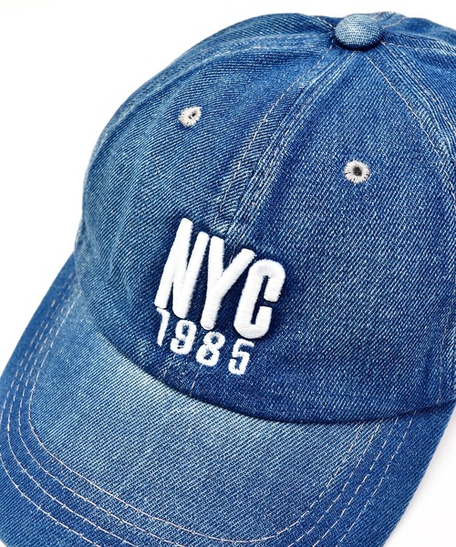 babyShoop（ベイビーシュープ）の「NYC刺繍デニムCAP（キャップ・レディース・ライトブルー/ブルー・FREE）」の18枚目の写真