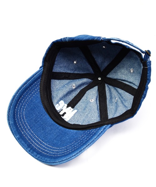 babyShoop（ベイビーシュープ）の「NYC刺繍デニムCAP（キャップ・レディース・ライトブルー/ブルー・FREE）」の12枚目の写真