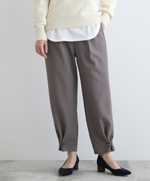 INDIVI（インディヴィ）の「◆【洗える/2WAY】裾ドロストパンツ（その他パンツ）」