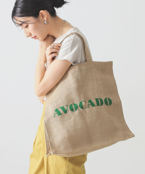 MAISON BENGAL（マイソンベンガル）の「MAISON BENGAL × BEAMS LIGHTS / 別注 ロゴ トートバッグ（トートバッグ・レディース・イエロー/パープル/グリーン・ONE SIZE）」の2枚目の写真