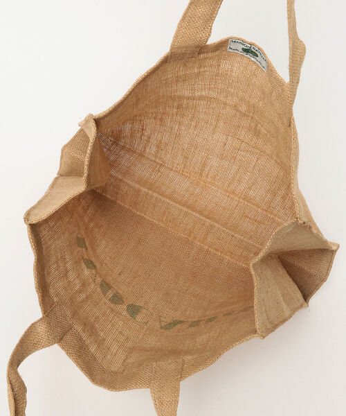 MAISON BENGAL（マイソンベンガル）の「MAISON BENGAL × BEAMS LIGHTS / 別注 ロゴ トートバッグ（トートバッグ・レディース・イエロー/パープル/グリーン・ONE SIZE）」の7枚目の写真