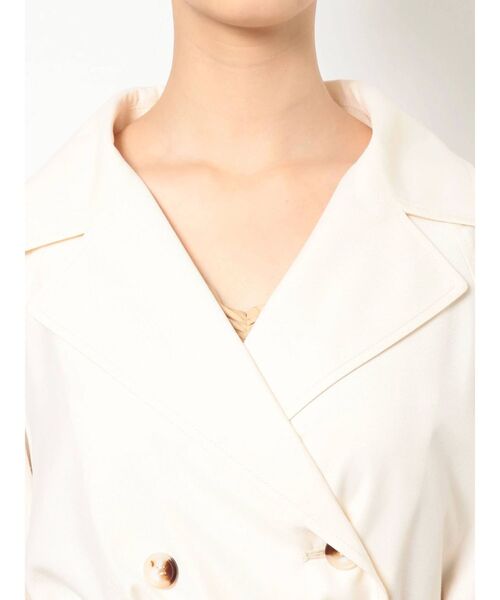 MERCURYDUO（マーキュリーデュオ）の「バックタックトレンチコート（トレンチコート・レディース・ベージュ/アイボリー/ベビーピンク・SMALL/MEDIUM）」の21枚目の写真