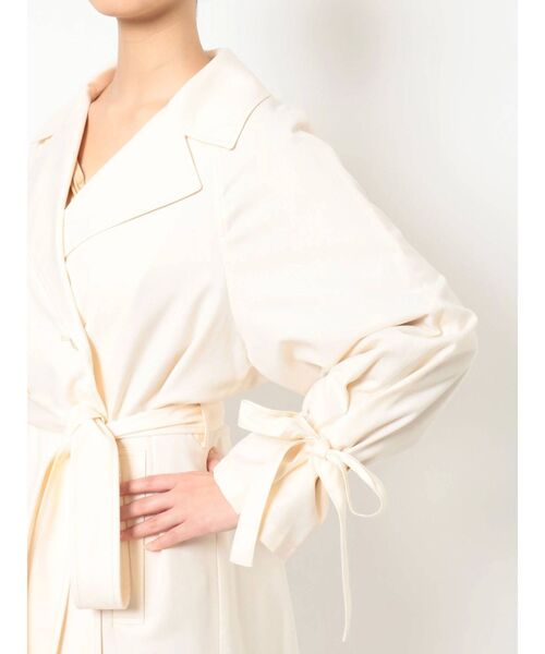 MERCURYDUO（マーキュリーデュオ）の「バックタックトレンチコート（トレンチコート・レディース・ベージュ/アイボリー/ベビーピンク・SMALL/MEDIUM）」の22枚目の写真