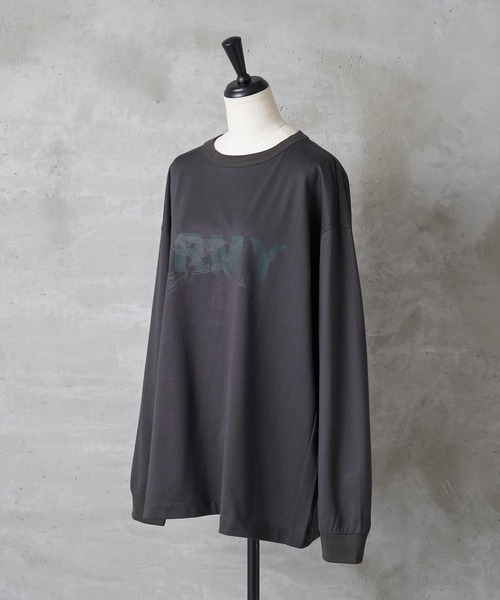 美品BEARDSLEYビアズリーゆったりフリピエビッグロングスリーブTシャツ♪ BEARDSLEY（ビアズリー）の「《FRIPIER・ユニセックス》ARMY