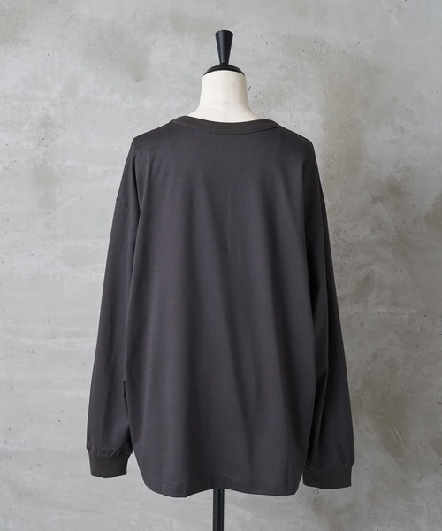 美品BEARDSLEYビアズリーゆったりフリピエビッグロングスリーブTシャツ♪ FRIPIER》袖リブビッグシャツ | BEARDSLEY(ビアズリー