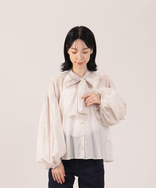 【着用1回美品】トゥービー バイ アニエスベー定番の長袖シャツドレス【Ｍ】 To b. by agnes b.（トゥービーバイアニエスベー）の「WR47 CHEMISE