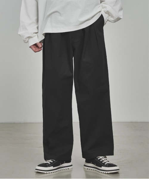 ADAMASTE（アダマスト）の「セミワイドイージーバルーンパンツ（その他パンツ・メンズ・ブラック/ブラウン/オフホワイト・SMALL/MEDIUM/LARGE/X-SMALL）」の2枚目の写真
