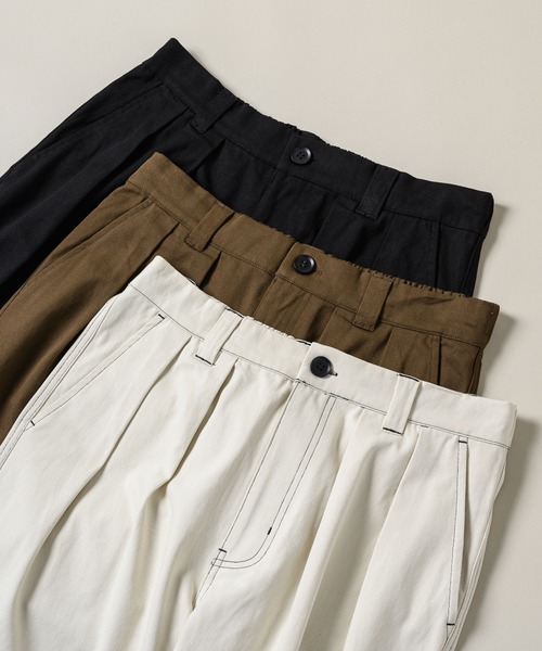 ADAMASTE（アダマスト）の「セミワイドイージーバルーンパンツ（その他パンツ・メンズ・ブラック/ブラウン/オフホワイト・SMALL/MEDIUM/LARGE/X-SMALL）」の14枚目の写真