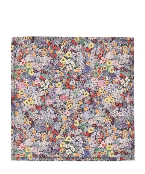 Paul Smith COLLECTION（ポールスミスコレクション）の「フラワープリント ハンカチ / 214660 KHANK（ハンカチ/ハンドタオル・メンズ・マルチ/パープル系その他・FREE）」の4枚目の写真