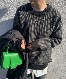 DISCOAT | バーズアイニットプルオーバー(ニット/セーター)