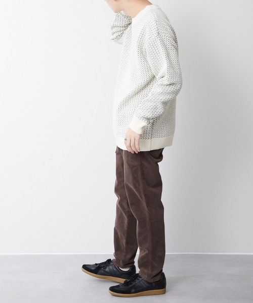 DISCOAT（ディスコート）の「バーズアイニットプルオーバー（ニット/セーター・レディース・ホワイト系その他/ブラック/チャコールグレー・MEDIUM/LARGE）」の21枚目の写真