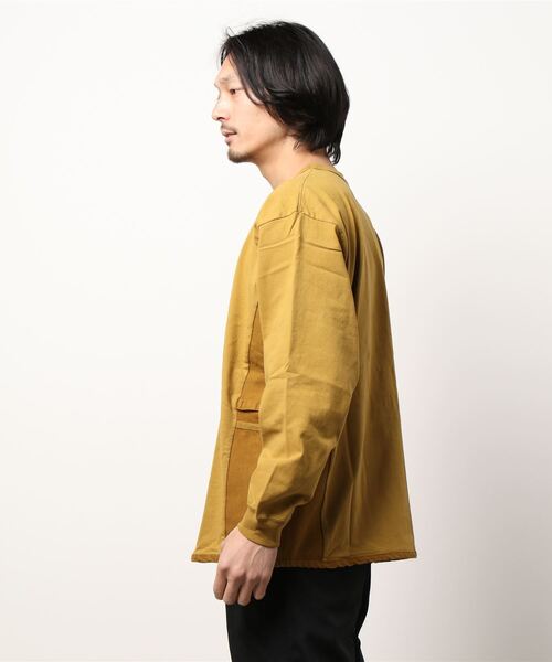 KRIFF MAYER（クリフメイヤー）の「サイドポケットクールタフロンTEE（Tシャツ/カットソー・メンズ・グリーン/チャコール/ベージュ/イエロー/レッド・MEDIUM/SMALL/X-LARGE/LARGE）」の6枚目の写真