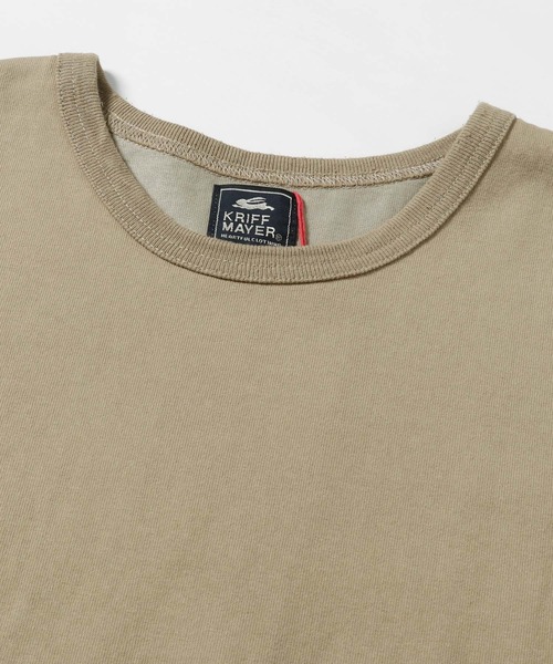 KRIFF MAYER（クリフメイヤー）の「サイドポケットクールタフロンTEE（Tシャツ/カットソー・メンズ・グリーン/チャコール/ベージュ/イエロー/レッド・MEDIUM/SMALL/X-LARGE/LARGE）」の10枚目の写真