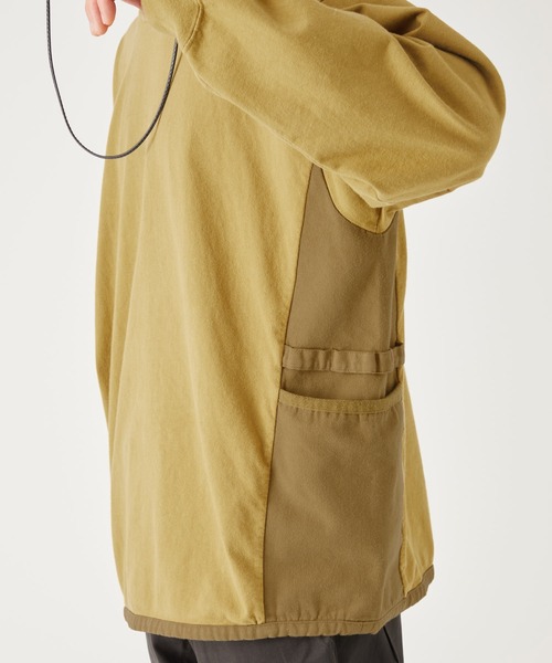 KRIFF MAYER（クリフメイヤー）の「サイドポケットクールタフロンTEE（Tシャツ/カットソー・メンズ・グリーン/チャコール/ベージュ/イエロー/レッド・MEDIUM/SMALL/X-LARGE/LARGE）」の14枚目の写真