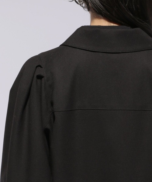 チェック/ムジパフショートブルゾン(HARE)