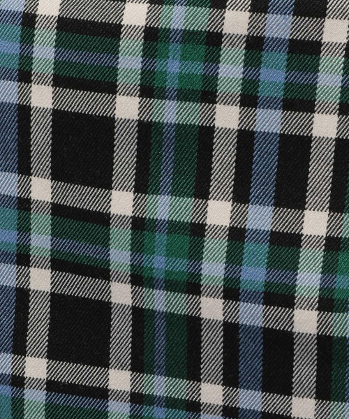 チェック/ムジパフショートブルゾン(HARE)