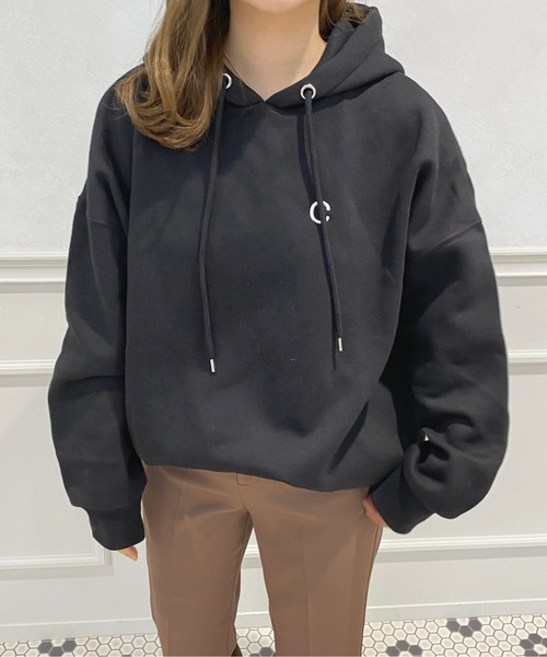 apres jour(アプレジュール)の「バックプリントパーカー【ZOZOTOWN限定アイテム】【1.1】(パーカー・レディース・ピンク/ブラック/オフホワイト/ダークブラウン・フリー/X-LARGE)」の13枚目の写真