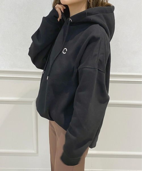 apres jour(アプレジュール)の「バックプリントパーカー【ZOZOTOWN限定アイテム】【1.1】(パーカー・レディース・ピンク/ブラック/オフホワイト/ダークブラウン・フリー/X-LARGE)」の17枚目の写真