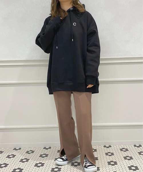 apres jour(アプレジュール)の「バックプリントパーカー【ZOZOTOWN限定アイテム】【1.1】(パーカー・レディース・ピンク/ブラック/オフホワイト/ダークブラウン・フリー/X-LARGE)」の20枚目の写真