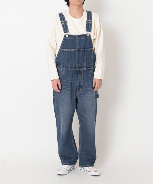 JOURNAL STANDARD（ジャーナルスタンダード）の「デニム トレイル オーバーオール（サロペット/オーバーオール・メンズ・インディゴブルー/アイボリー・MEDIUM/LARGE）」の14枚目の写真