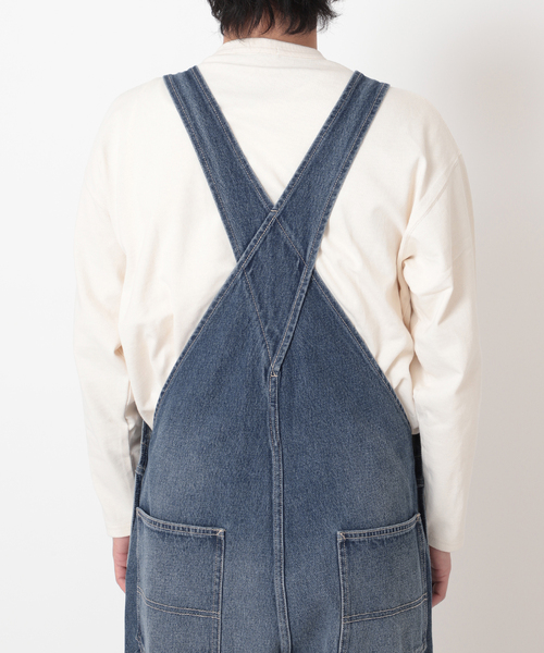 JOURNAL STANDARD（ジャーナルスタンダード）の「デニム トレイル オーバーオール（サロペット/オーバーオール・メンズ・インディゴブルー/アイボリー・MEDIUM/LARGE）」の17枚目の写真