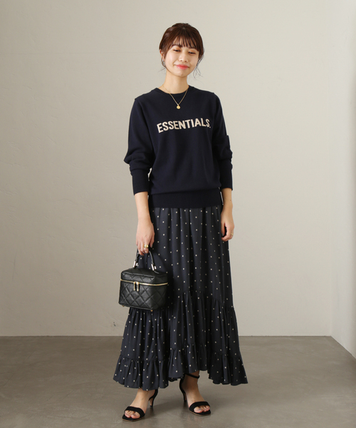 La TOTALITE(ラトータリテ)の「天竺ロゴプルオーバー◆(ニット/セーター・レディース・グレー/ネイビー/ピンク系その他・FREE)」の13枚目の写真