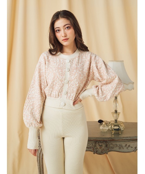 ダーリッチ DRビジューフラワーニットトップス Darich DRビジュー