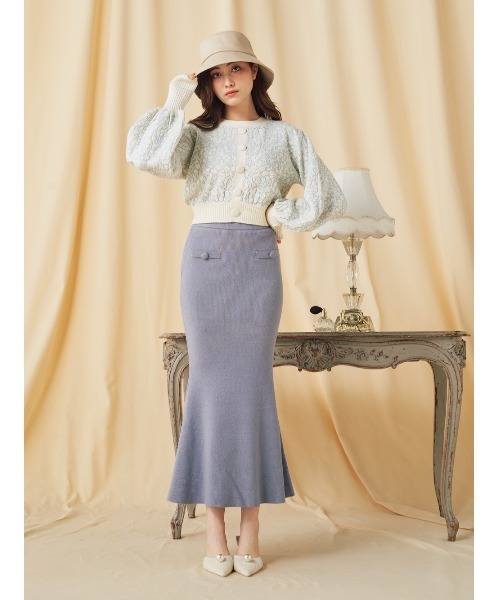 Darich（ダーリッチ）の「フローウィングフラワーニットトップス