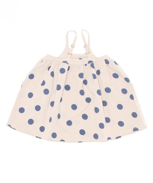 DILASH(ディラッシュ)の「ドット総柄プリントジャンパースカート(ジャンパースカート・キッズ・ブラック/ブルー・90/100/110/120/80/130/140)」の10枚目の写真