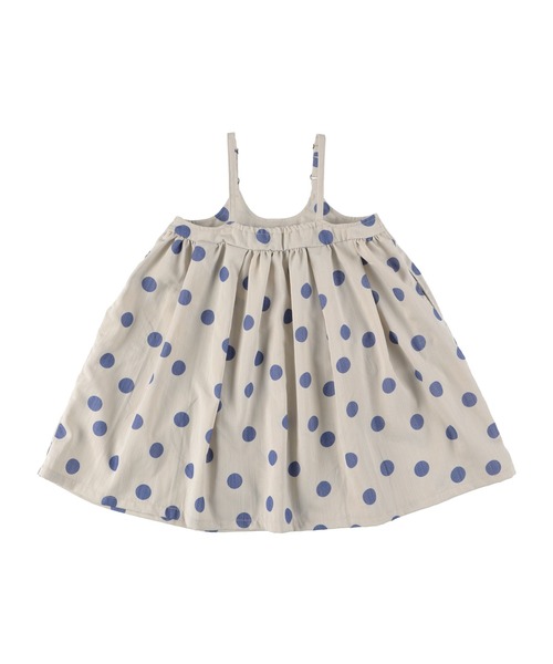 DILASH(ディラッシュ)の「ドット総柄プリントジャンパースカート(ジャンパースカート・キッズ・ブラック/ブルー・90/100/110/120/80/130/140)」の9枚目の写真