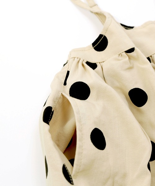 DILASH(ディラッシュ)の「ドット総柄プリントジャンパースカート(ジャンパースカート・キッズ・ブラック/ブルー・90/100/110/120/80/130/140)」の15枚目の写真