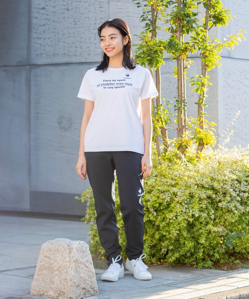 le coq sportif(ルコックスポルティフ)の「グランスーツロングパンツ レディース ウェア ロングパンツ ボトムス トレーニング トレーニングウェア スポーツウェア(その他パンツ・レディース・ライトグレー/ブラック/ネイビー・S/M/L/XL)」の10枚目の写真