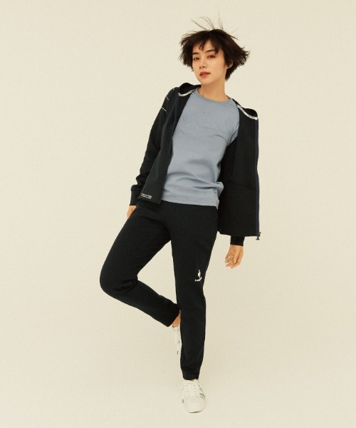 le coq sportif(ルコックスポルティフ)の「グランスーツロングパンツ レディース ウェア ロングパンツ ボトムス トレーニング トレーニングウェア スポーツウェア(その他パンツ・レディース・ライトグレー/ブラック/ネイビー・S/M/L/XL)」の22枚目の写真