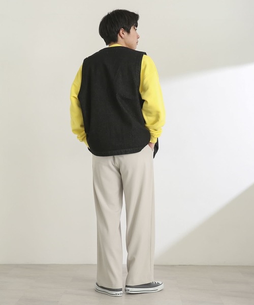 SENSE OF PLACE by URBAN RESEARCH(センスオブプレイスバイアーバンリサーチ)の「『ユニセックス』 Vネックデニムベスト(ベスト・メンズ・インディゴブルー/ブラック/ライトインディゴブルー/アイボリー・LARGE/MEDIUM)」の13枚目の写真