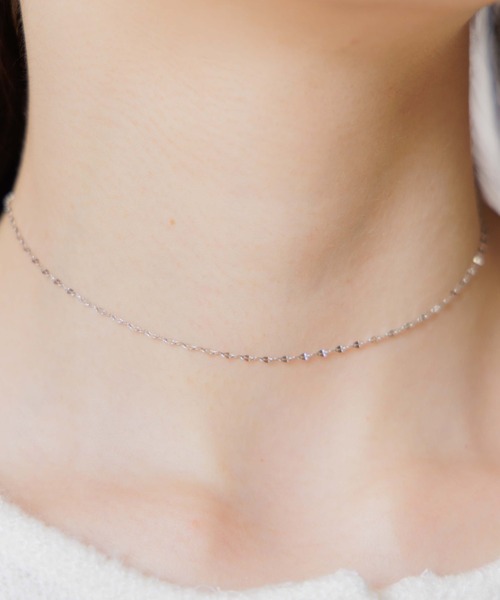 flower（フラワー）の「マグネットチェーンネックレス（ネックレス・レディース・シルバー/ゴールド・FREE）」の2枚目の写真