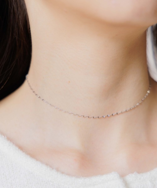 flower（フラワー）の「マグネットチェーンネックレス（ネックレス・レディース・シルバー/ゴールド・FREE）」の3枚目の写真