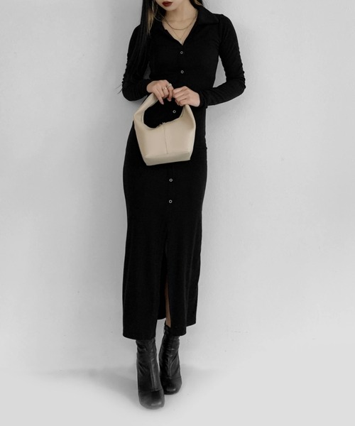 LVEU.（ラブユ.）の「【ZOZOTOWN限定】Double zip hand bag / ダブルジップハンドバッグ（ハンドバッグ・レディース・ブラック/ベージュ・FREE）」の9枚目の写真