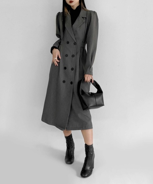 LVEU.（ラブユ.）の「【ZOZOTOWN限定】Double zip hand bag / ダブルジップハンドバッグ（ハンドバッグ・レディース・ブラック/ベージュ・FREE）」の4枚目の写真