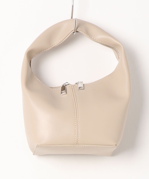 LVEU.（ラブユ.）の「【ZOZOTOWN限定】Double zip hand bag / ダブルジップハンドバッグ（ハンドバッグ・レディース・ブラック/ベージュ・FREE）」の21枚目の写真