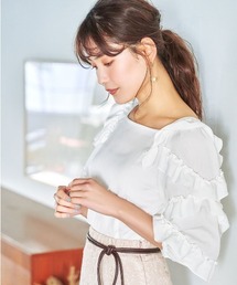 WILLSELECTION | ランダムラッフルスリーブブラウス(シャツ/ブラウス)