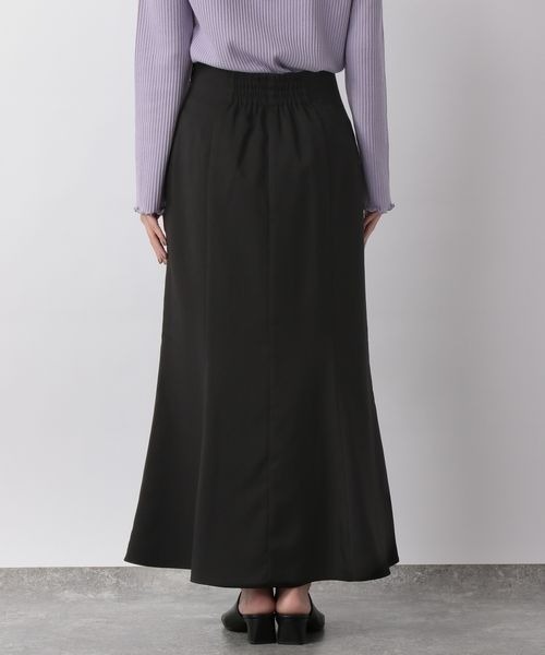 LOWRYS FARM（ローリーズファーム）の「ラクビハイウエストマーメイドスカート　268480（スカート・レディース・ブラック/アイボリー/ブラウン/ダークブラウン/ブルー/グリーン・SMALL/MEDIUM/LARGE）」の9枚目の写真