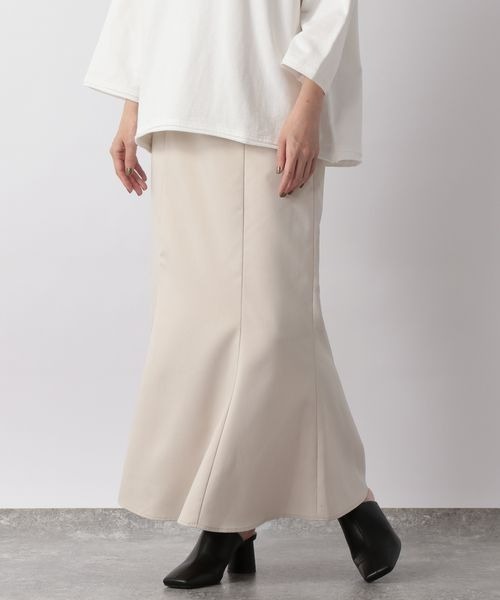 LOWRYS FARM（ローリーズファーム）の「ラクビハイウエストマーメイドスカート　268480（スカート・レディース・ブラック/アイボリー/ブラウン/ダークブラウン/ブルー/グリーン・SMALL/MEDIUM/LARGE）」の21枚目の写真