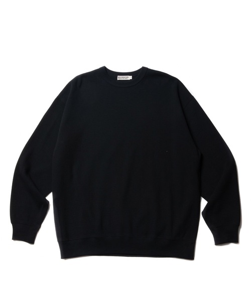 COOTIE PRODUCTIONS（クーティープロダクションズ）の「Honeycomb Thermal Crewneck L/S Tee（ニット/セーター・メンズ・ブラック/オフホワイト/グレー・MEDIUM/LARGE/X-LARGE）」の4枚目の写真