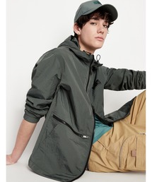 ARMANI EXCHANGE | 【A|X アルマーニ エクスチェンジ】AXロゴ　ナイロンフーディジャケット(ブルゾン)