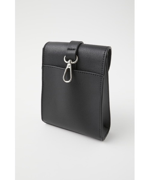 MOUSSY（マウジー）の「BELT MINI ポシェット（ボディバッグ/ウエストポーチ・レディース・ブラック/ライトベージュ・FREE）」の8枚目の写真